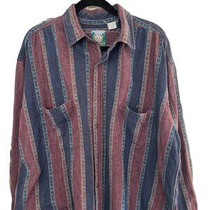 VINTAGE BEAR CREEK MEN'S  SOUTHWESTERN PRINT XL